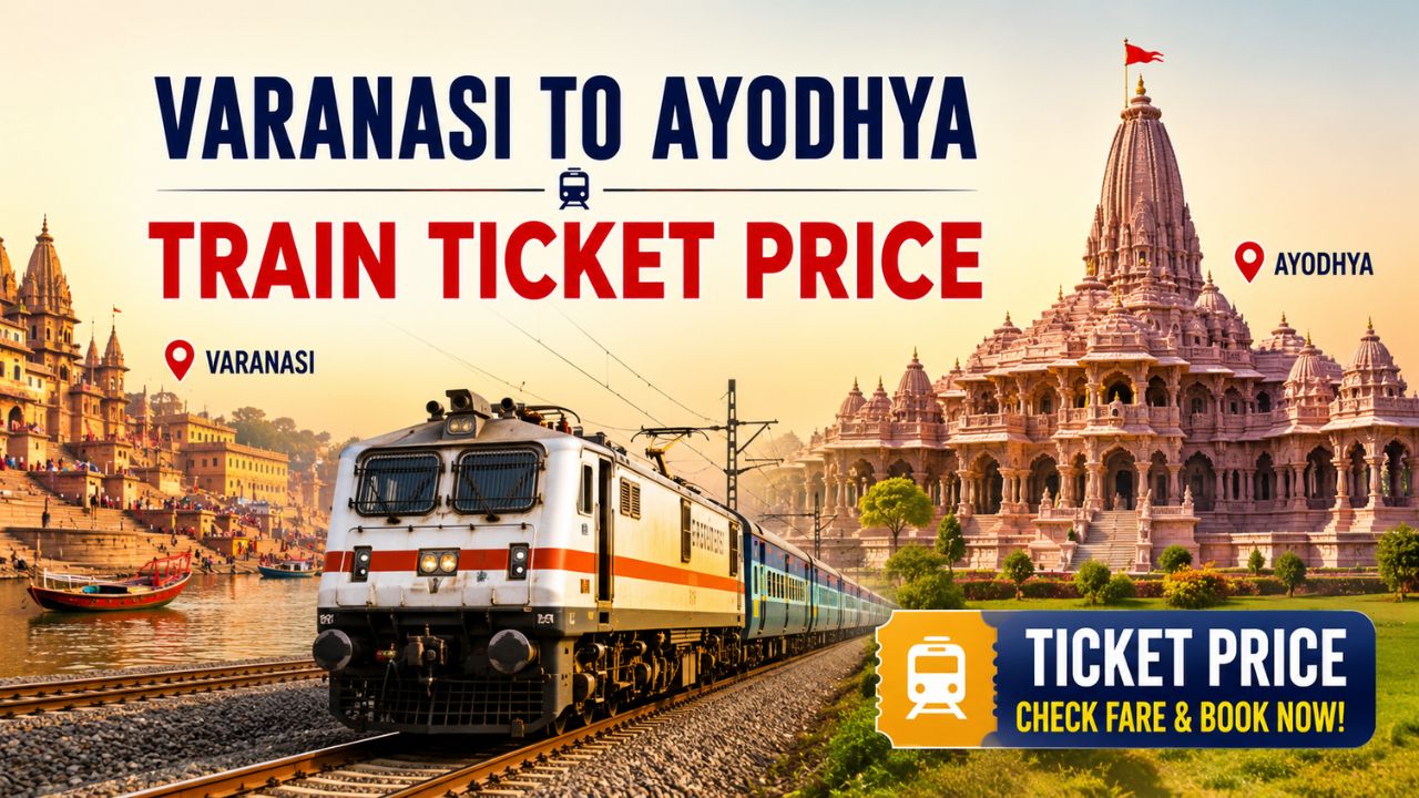 Varanasi to Ayodhya Train Ticket Price 2026