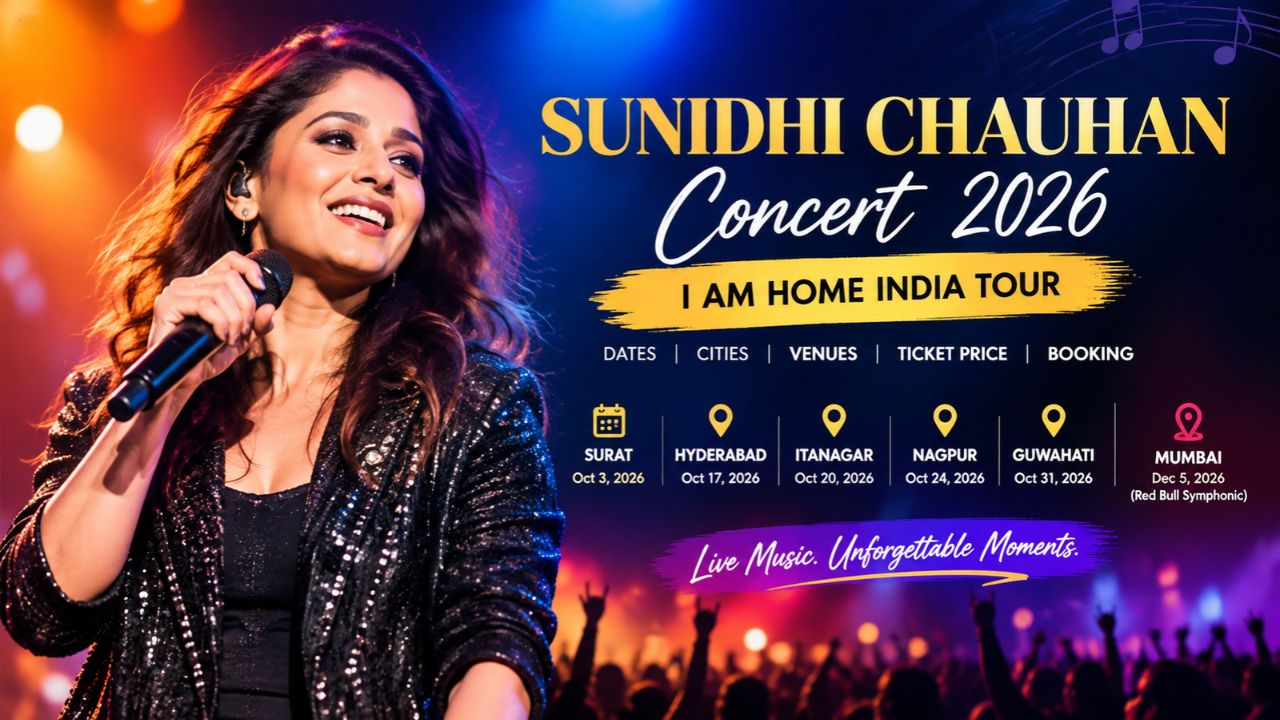 Sunidhi Chauhan Concert Ticket Price 2026