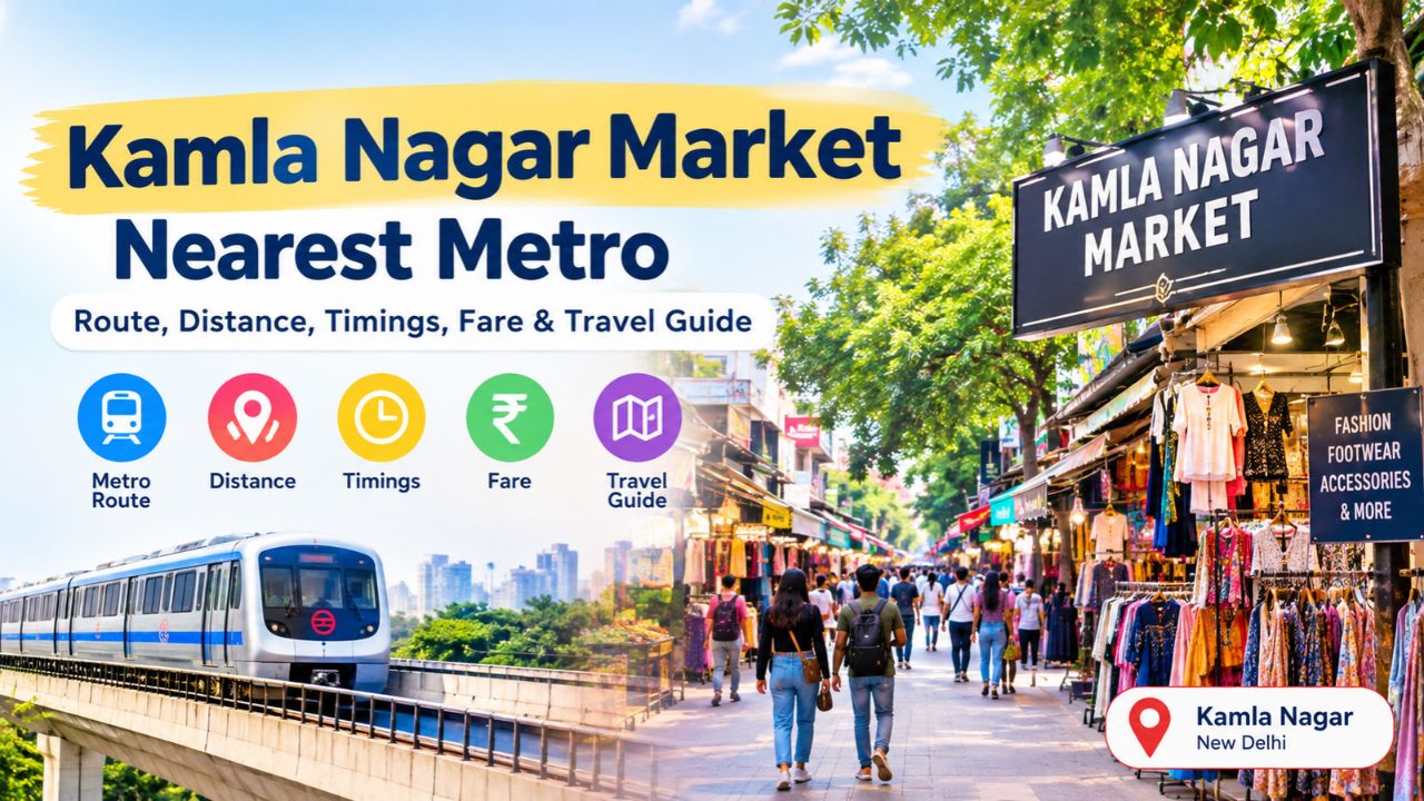 Kamla Nagar Market Nearest Metro