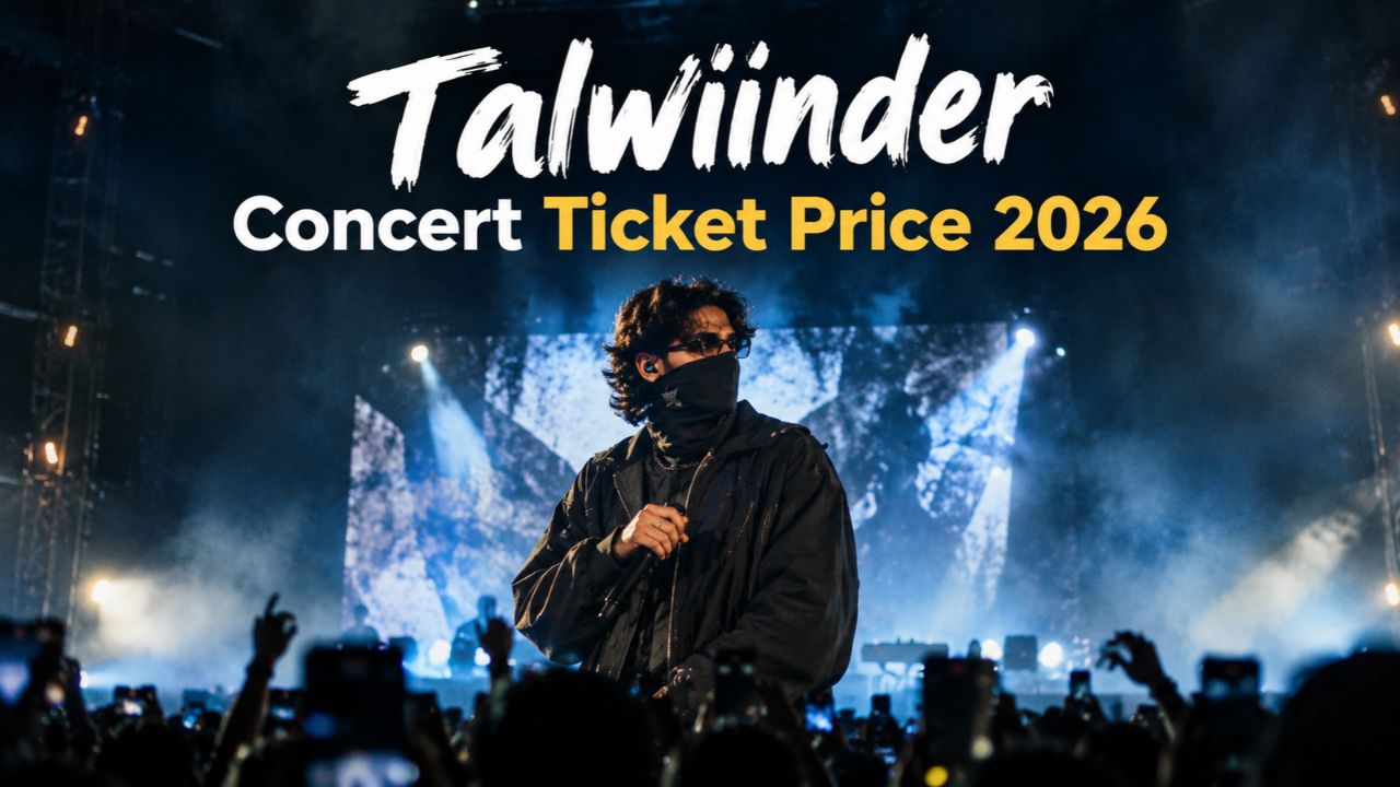 Talwiinder Concert Ticket Price 2026